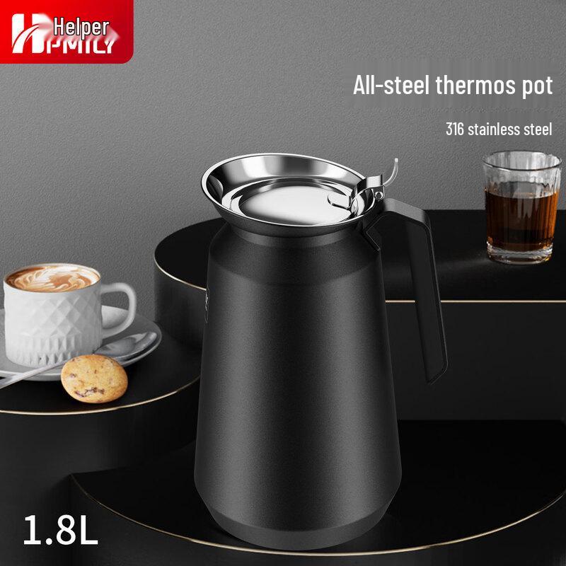HPMILY 316 Stainless Steel Insulated Thermos Pot