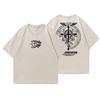 Anime Fullmetal Alchemist Vintage Washed T Shirt Oversize Cotton Tshirts Men Tee Cotton Streetwear Unisex Top