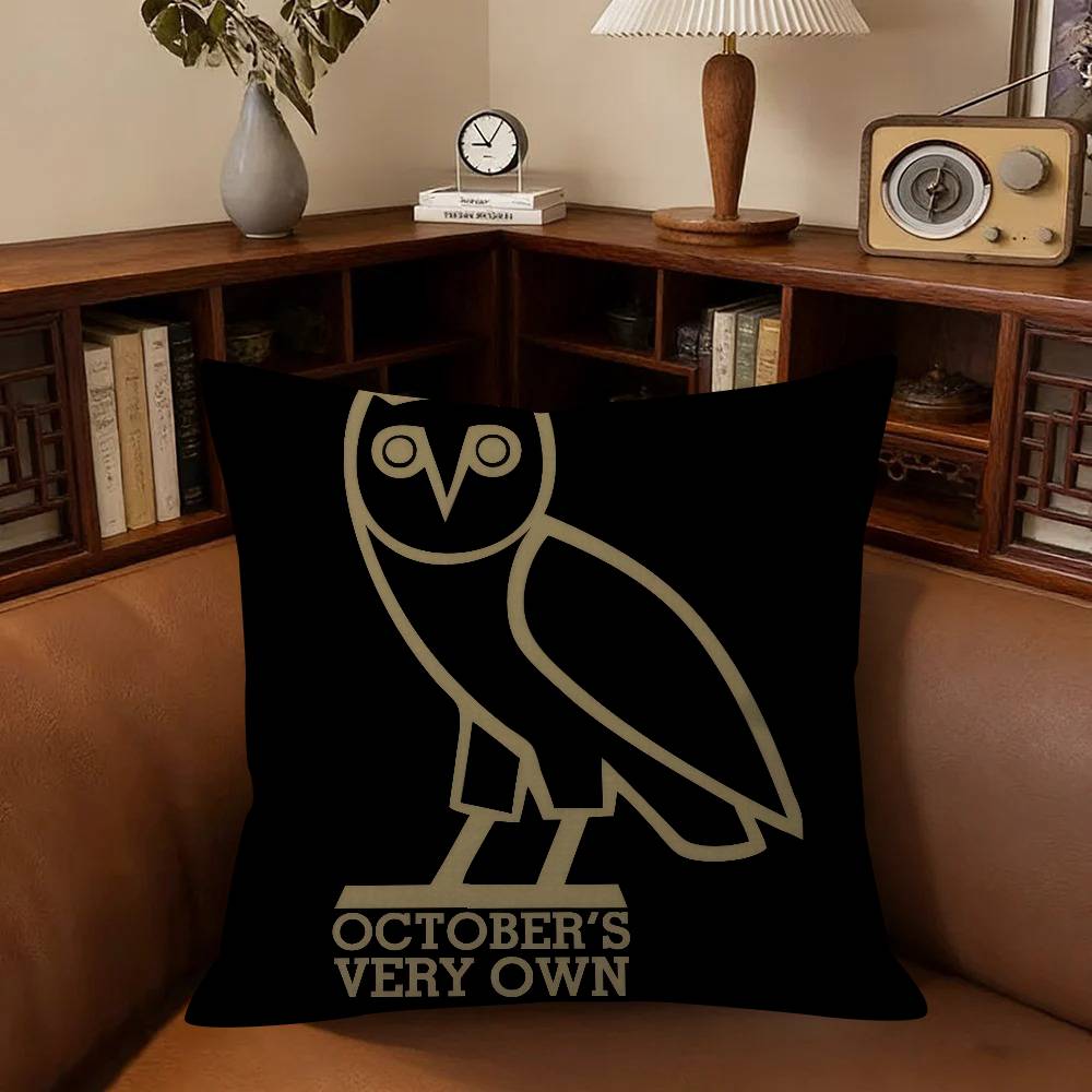 Octobers Very OwnO Owls OVO   Cushion Cover x Polyester Sofa Cushions Decorative Throw Pillows Home Decoration Pillowcover