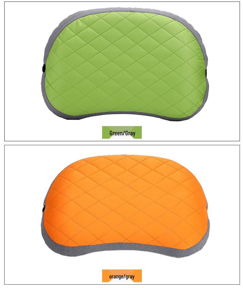 Portable Inflatable Travel Pillow: Outdoor, Camping, Car, Airplane, Lumbar Support