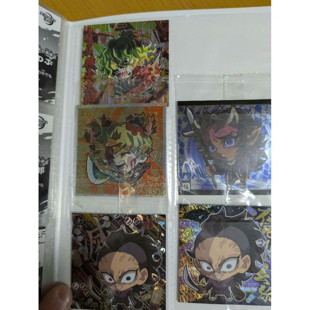 Used Demon Slayer: Kimetsu no Yaiba Deformed Seal Wafers 60 Pieces Collection File