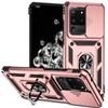 Shockproof Armor Case For Samsung Galaxy S20 Ultra 5G Magnetic Holder Ring Slide Camera Lens Cover For Galaxy S20 + Plus S 20 FE