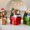 Mini Christmas Puppy Ornament for Festive Decor