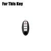 Zinc Alloy Leather Car Key Case Cover For Nissan Maxima Altima Rouge Pathfinder
