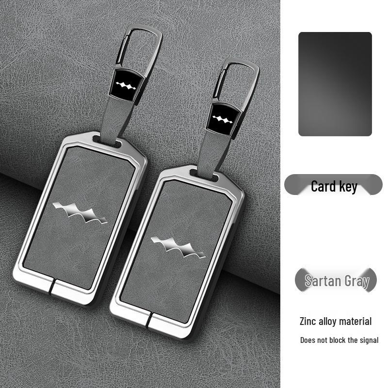 BYD Leopard 5 Card Key Case 2024 NFC Remote Control Zinc Alloy Shell Keychain