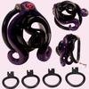 Mini Octopus Shaped Male Chastity Cage Equipped with 4‑Size Locking Rings Elastic Belt Anti Slip SM Sissy Birdcage Lock Alutdtoy