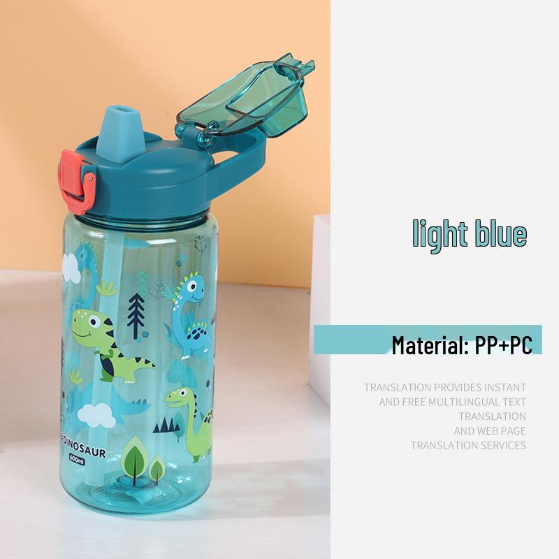 Durable, Heat-Resistant Plastic Straw Cup for School-Age Kids - Portable and Drop-Resistant