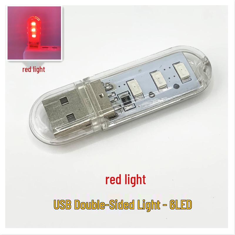 5V USB LED Night Light - Portable Flash Drive Style for Bedroom, Camping, or Stalls