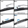 Compatible Frameless Wiper for Mercedes-Benz: C-Class C200L, ML350, C180, GLK300, E300, G200