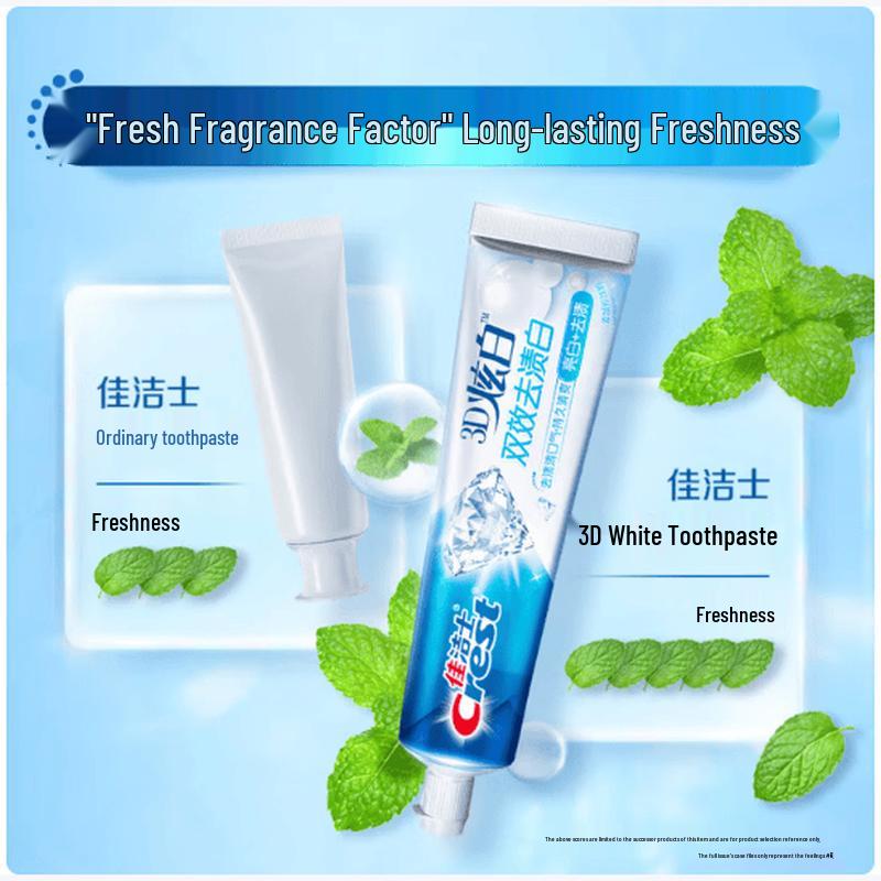Crest 3D Whitening Dual Effect Toothpaste