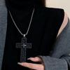 Openklapbare Kruis Hanger Ketting met Geheim Vak Charme Sieraden Ketting Hanger