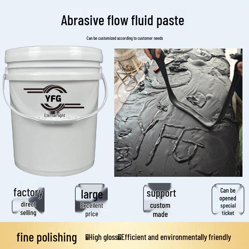 High Molecular Weight Fluid Polishing Paste for Inner Hole Deburring and Elastic Abrasive Flow