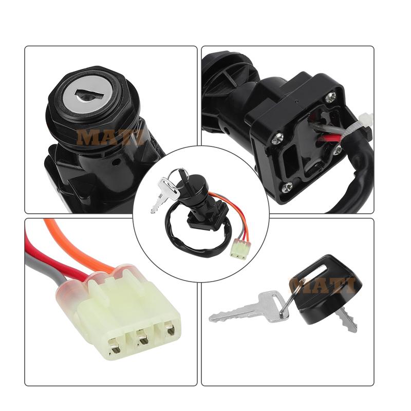 M MATI Ignition Key Switch for Kawasaki Brute Force 300 KVF300 2015-2024 27005-Y005