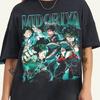 Anime My Hero Academia Midoriya Izuku Tshirt Summer Casual Short Sleeve T Shirt High Quality Cotton Tees Top Unisex Unisex Clothing