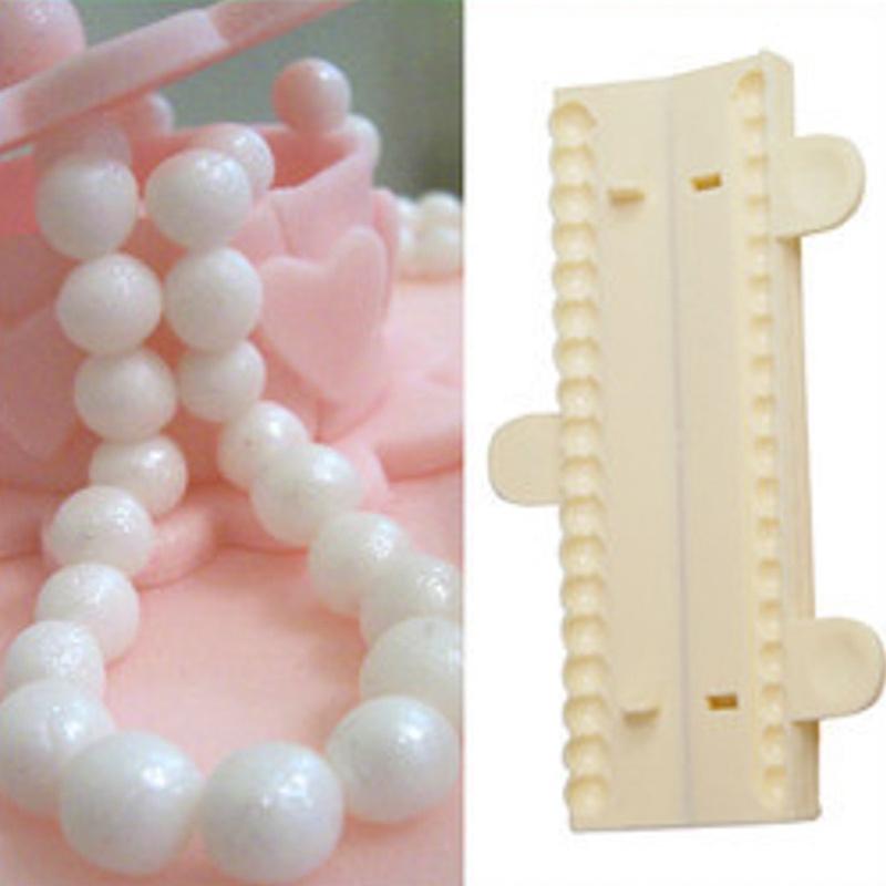 2 Pcs DIY Baking Tools Series of Extruded Pearl Molds Fondant Cake ...