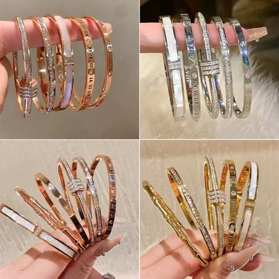 Grünes Armband im französischen Hofstil, einfaches Temperamentsarmband, leichter Luxus, hochwertiger exquisiter Schmuck