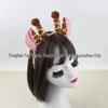 Halloween Animal Headband: Giraffe & Deer Antlers Costume Prop Hair Clip