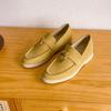 Grape Mom Fleece-Lined Tassel Loafers: Women's Winter Slip-On Soft Sole Furry Shoes.