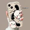 Applicable To Apple 14 Mobile Phone Case New Women's iPhone17promax Cute Cartoon Puppy 15/16 Soft Silicone