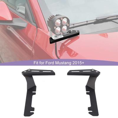 Engine Hood Light Bracket Mount Stand For Ford Mustang 2015 Up  Car Exterior Accessories
