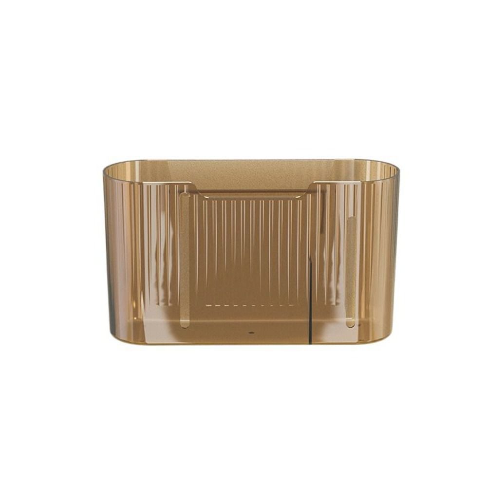 Plastic Cosmetic Storage Box Wall-mounted Space Saving Makeup Organizer Large Capacity Sundries Storage Box Bathroom