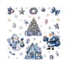 Window Cling Christmas Electrostatic Stickers Multicolor Window Decals  Christmas Decor