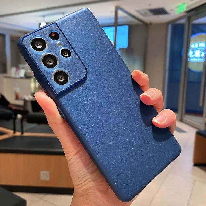 Slim Soft TPU Phone Case For Samsung Galaxy S24 S23 S21 FE S22 Plus A54 A53 A52 A33 A32 A72 Note 20 Ultra Thin Matte Back Cover