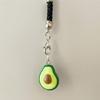 Kreatywny breloczek do telefonu Awokado Breloczek do kluczy Żywica Owoc Breloczek do kluczy Dekoracyjny dodatek Zawieszka do torby Portfela Plecaka Torebki