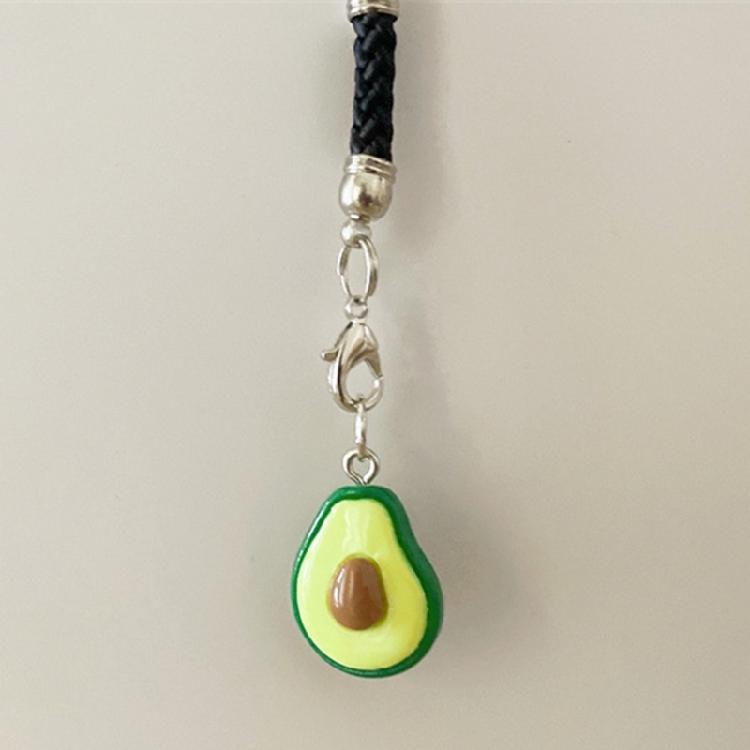 Kreatywny breloczek do telefonu Awokado Breloczek do kluczy Żywica Owoc Breloczek do kluczy Dekoracyjny dodatek Zawieszka do torby Portfela Plecaka Torebki
