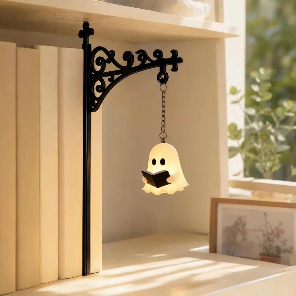 Xiaomi Halloween Library Lantern Mini Bookshelf Lamp Vintage Hanging Shelf Light Decorative Lantern Halloween Gift for Book Lovers