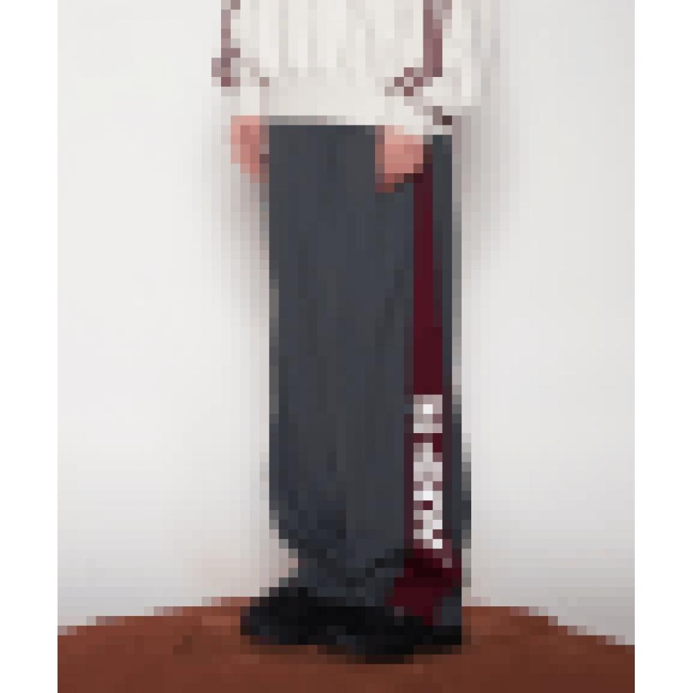 

NERDY Side Zip Wide Track Pants Dark Gray