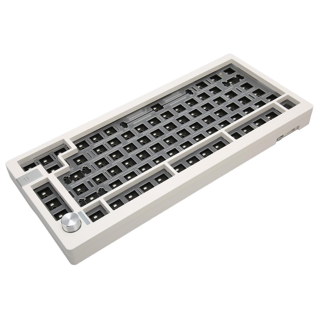 DIY Hot Swappable Keyboard 81 Key 2.4G Bluetooth 5.0 USB C Key Line Separate Mechanical Keyboard