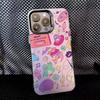 Game Club Penguin Phone Case For iPhone 16,15,14,13,12,11,8,7,Pro,Max,Plus,Mini,XS,SE Anti Fall Black Matte Hard