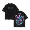 Summer Y2K Anime Print Casual Top Retro Kamisama No Horimiya Washed T-shirt Suitable for Daily Wear Street Style.