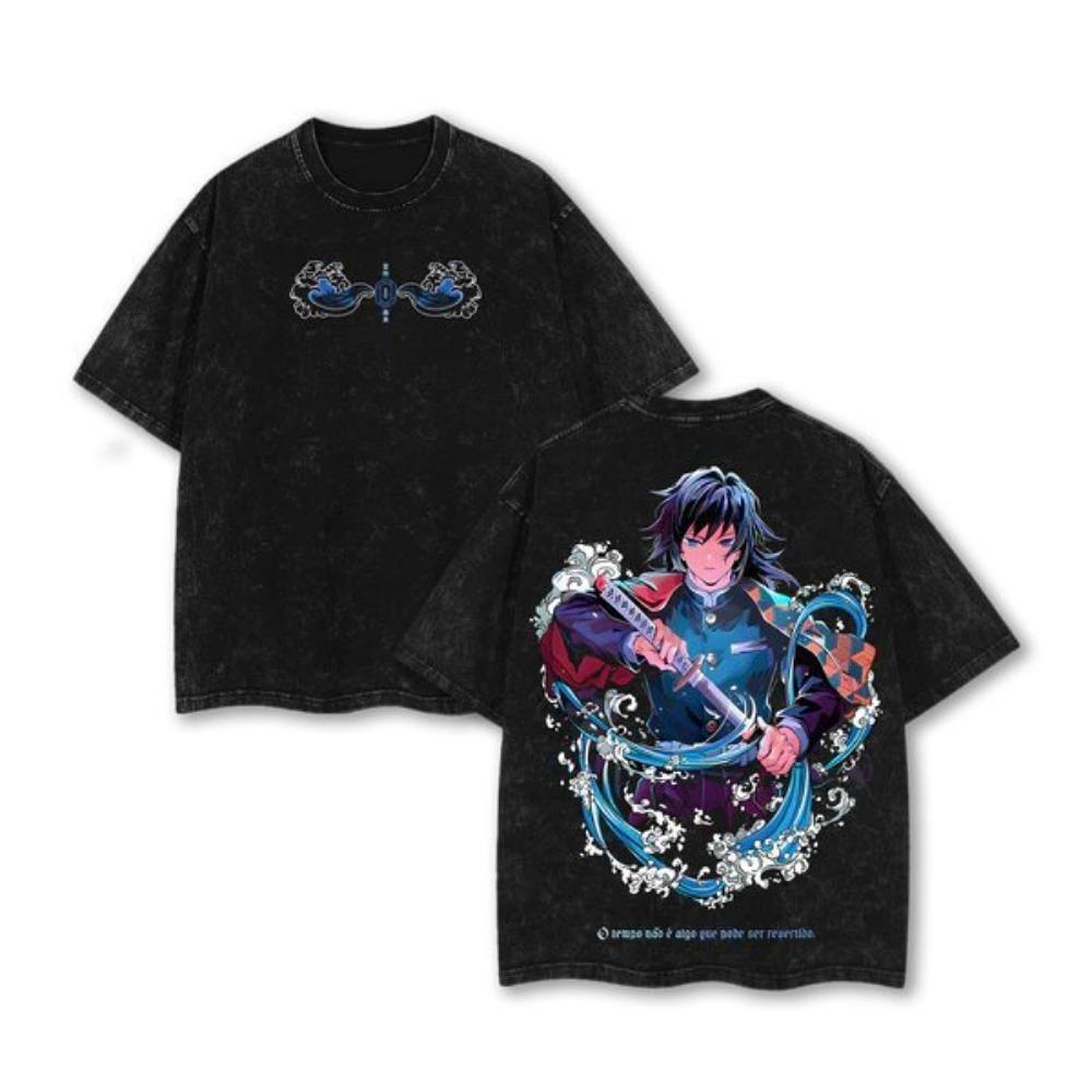 Summer Y2K Anime Print Casual Top Retro Kamisama No Horimiya Washed T-shirt Suitable for Daily Wear Street Style.