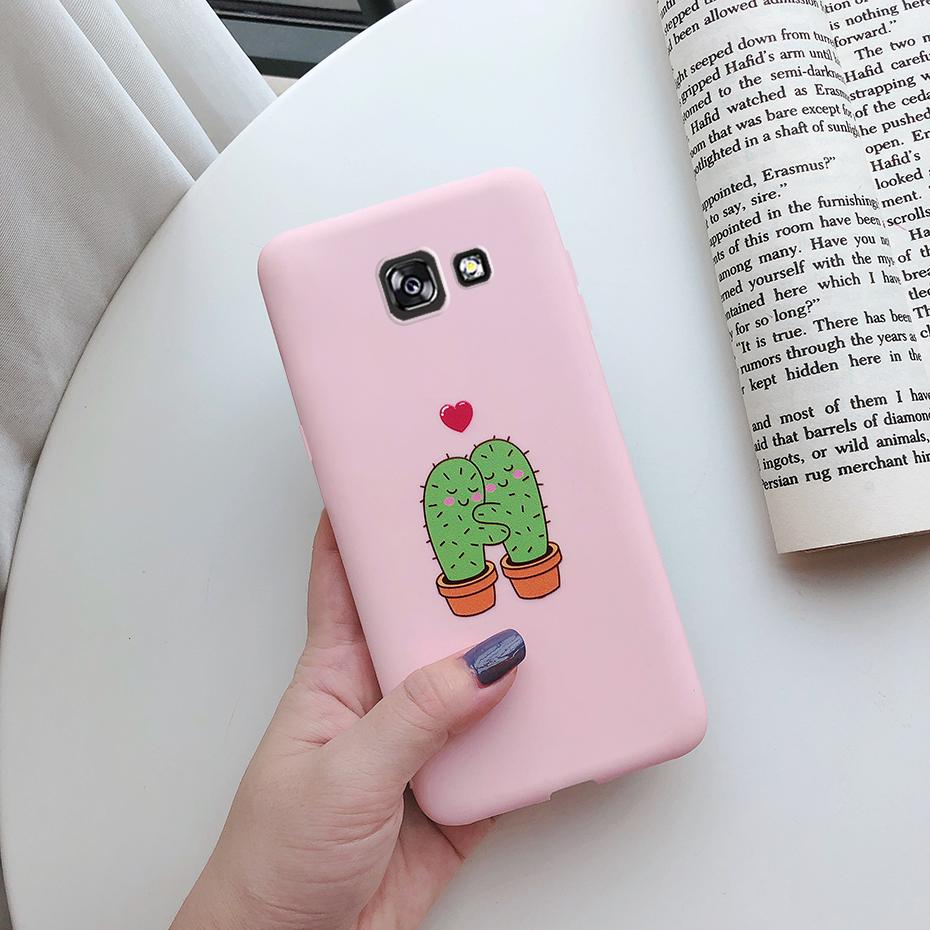 Hülle Für Samsung Galaxy A7 2017 Hülle Niedlich Bemalte Silikon Weiche TPU Handy Rückseite Abdeckung Stoßstange Für Samsung A7 2017 A720 A720f Hüllen