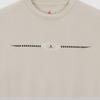 Jordan X Travis Scott Minimalist Logo Print Comfortable Breathable Crew Neck Knit Short Sleeve T-Shirt Men Tops Light-Bone DZ5511-072
