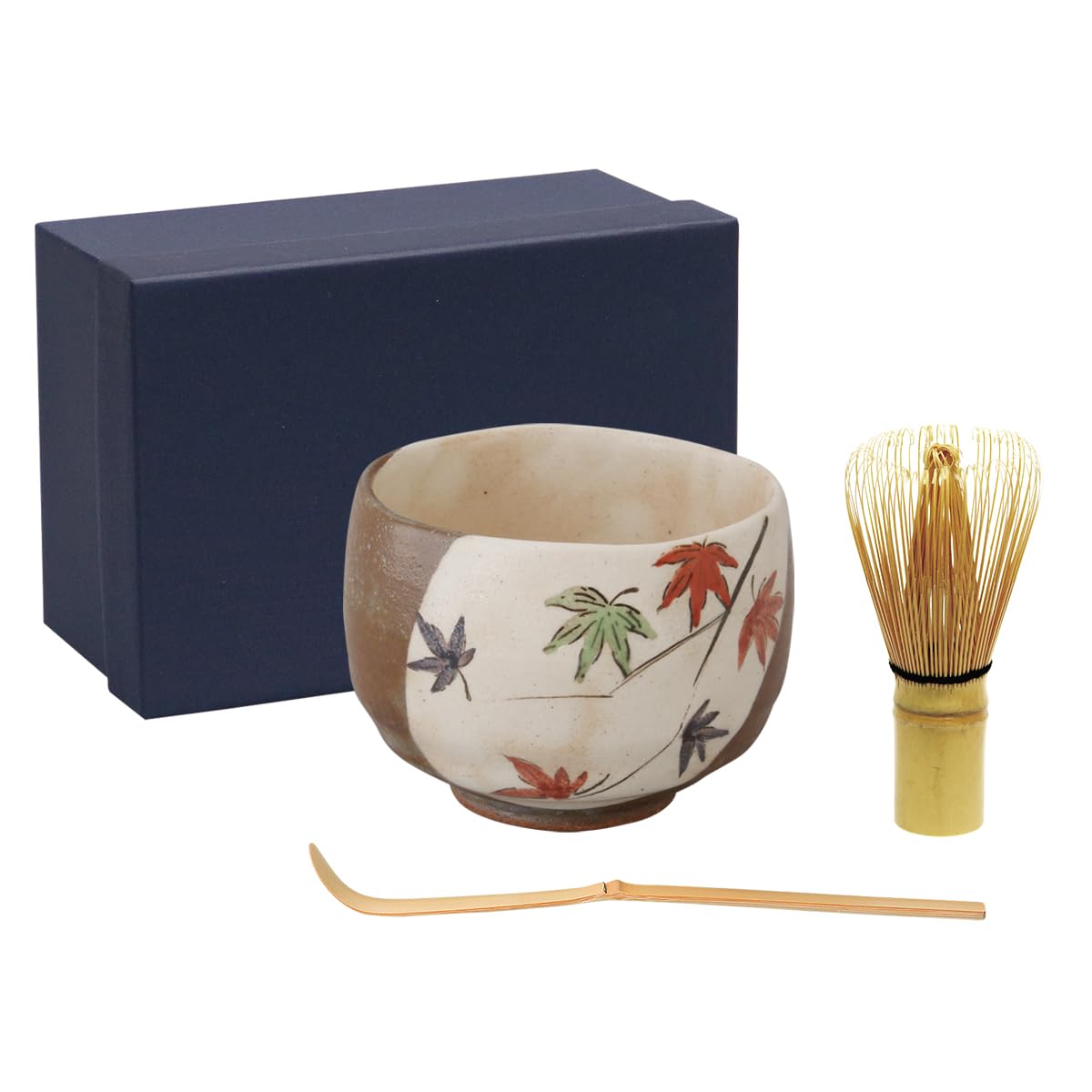 

World Create Aihana Matcha Set W18 D12 Matcha 13454 3-Piece (Maple) Size Box Approx. H8.5 / Bowl Approx. 9.5 H7.5