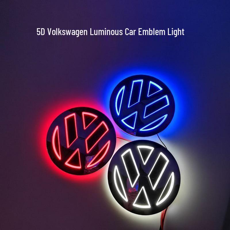 5D LED Luminous Car Logo Light