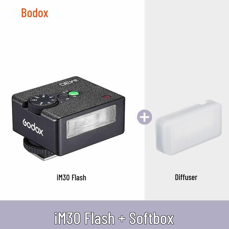 Godox iFlash IM30 On-Camera Speedlight with Softbox