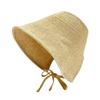Summer Straw Weaving Shade Hat Linen Straw Regency Protection Cap Sun Big For Summer Hats Bonne X4Z3
