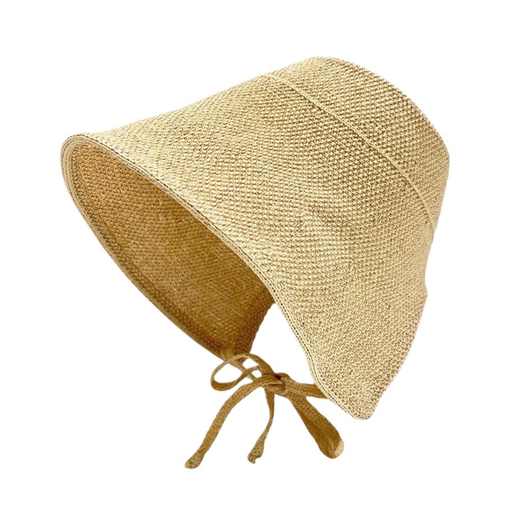 Summer Straw Weaving Shade Hat Linen Straw Regency Protection Cap Sun Big For Summer Hats Bonne X4Z3