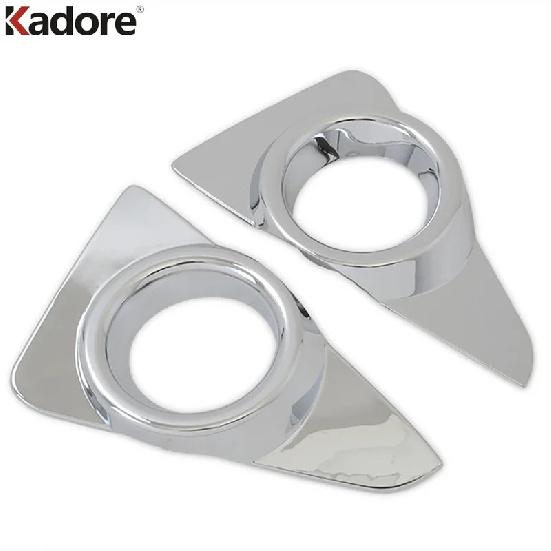 For Toyota RAV4 RAV 4 2016 2017 2018 Chrome Car Front Fog Light Lamp Cover Trim Head Foglight Foglamp Bezel Trims Accessories