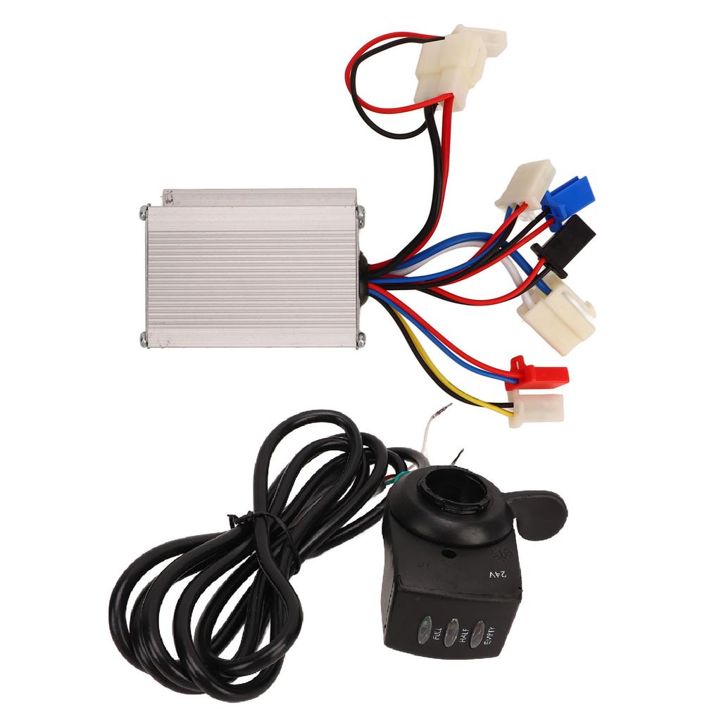 24V 250W Electric Bike Controller Thumb Throttle Set for Electric Scooter DC Motor