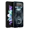 Doberman Dog Hard PC Phone Case For Samsung Galaxy Z Flip 7 6 5 4 Black Cover For Galaxy Z Flip 3 Foldable Fundas Shell Capa Bag