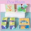 Wooden Sixside Puzzle Building Blocks For Kids With Animal Design Educational Toy
