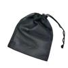Schwarzer Polyester Kordelzug Netz Aufbewahrungsbeutel