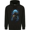 Skull Biker Motorcycle Motorbike Grim Reaper 10 Childrens Kids Hoodie