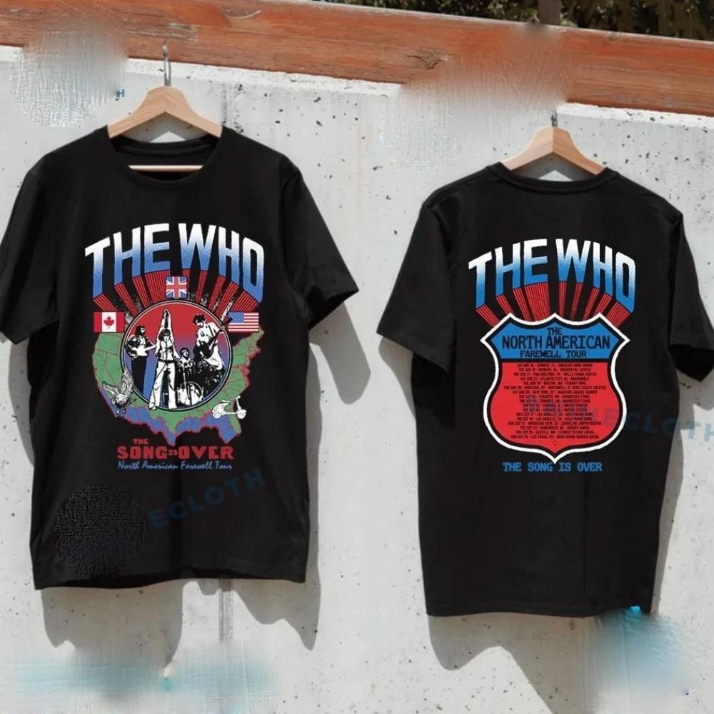 The Who The Song Is Over Highway North America Farewell shirt Unisex T-Shirt XL