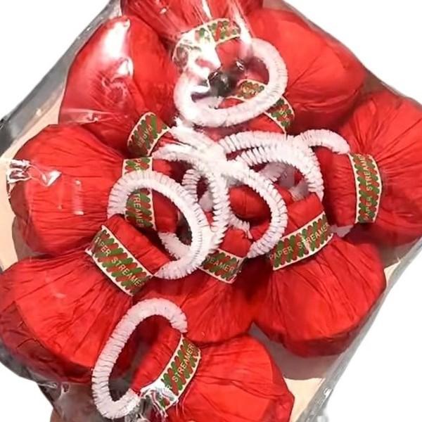 Handmade Ribbon Engagement & Wedding Photo Props for Celebrations 20 heads [5 pcs] hand-thrown ribbons